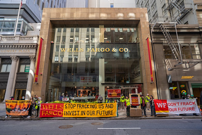 Climate Activists Occupy Wells Fargo Global Headquarters:April 25, 2022